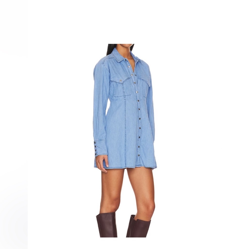 Free people denim mini